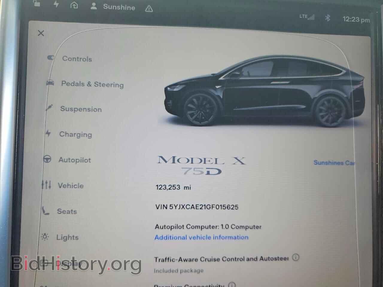 2016 TESLA MODEL X - VIN: 5YJXCAE21GF015625 - Photo 9