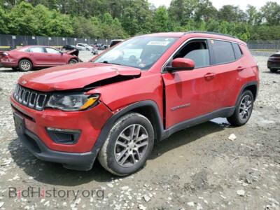 2020 Jeep COMPASS LATITUDE, красный — VIN 3C4NJCBB4LT129496, Copart