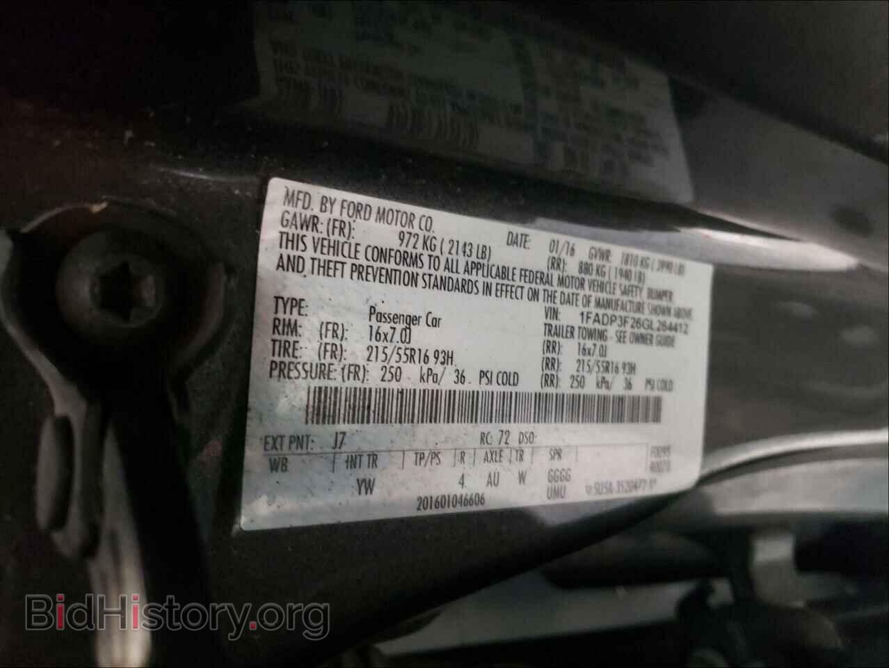 2016 FORD FOCUS - VIN: 1FADP3F26GL264412 - Photo 10