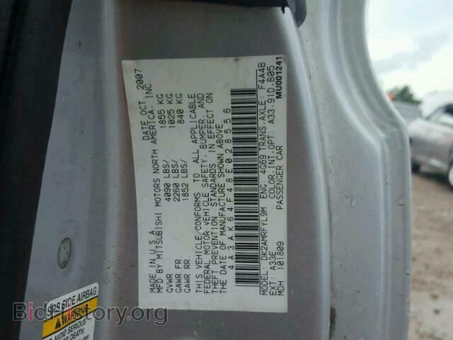 2008 MITSUBISHI ECLIPSE - VIN: 4A3AK64F48E028556 - Фото 10