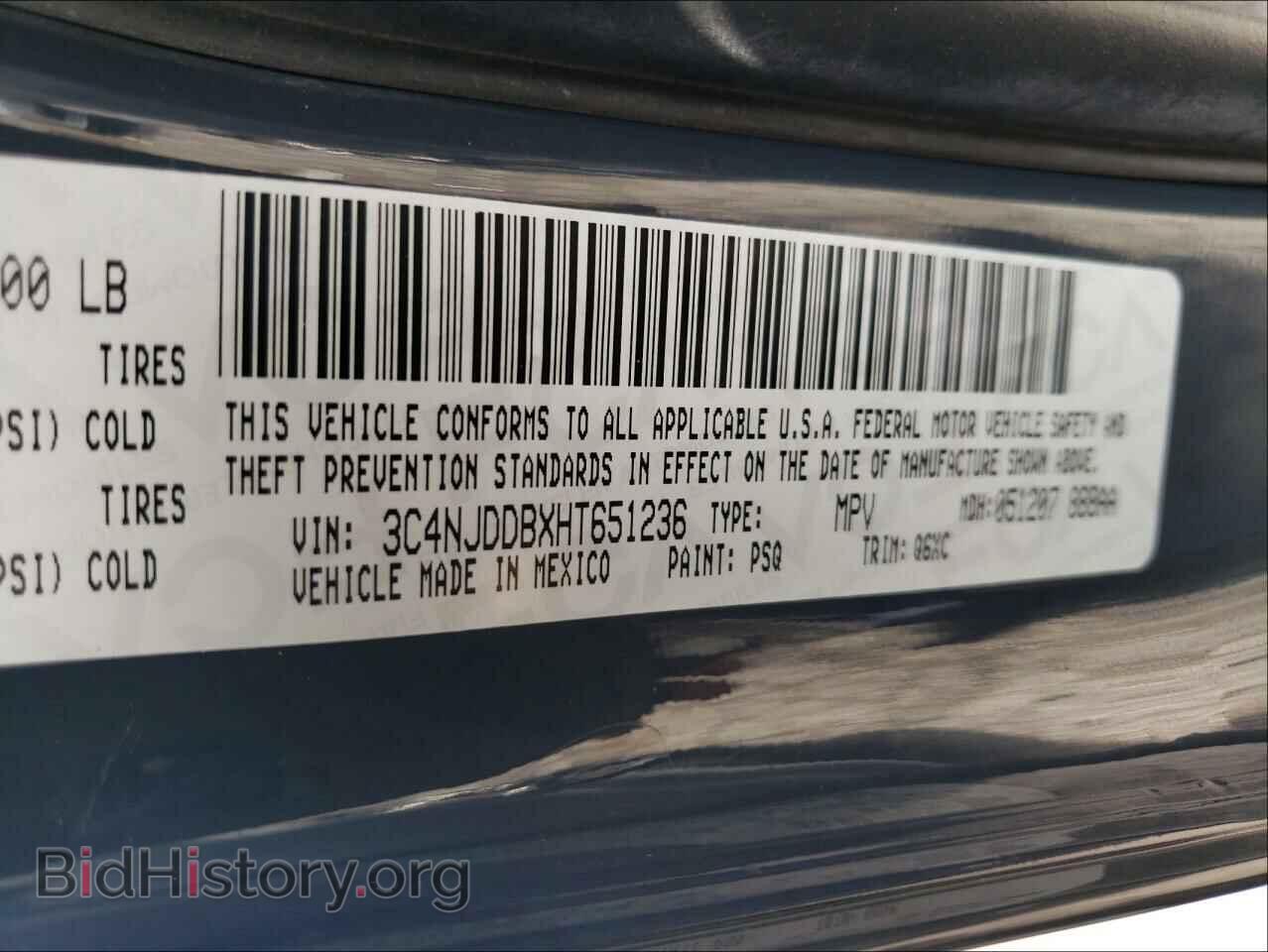 2017 JEEP COMPASS - VIN: 3C4NJDDBXHT651236 - Фото 10