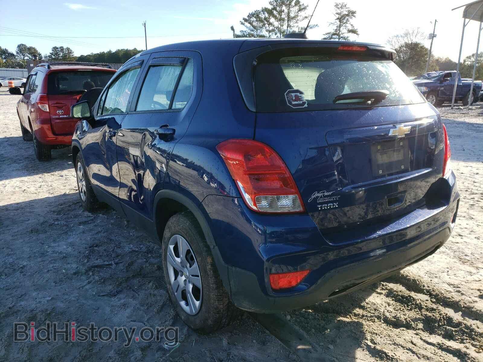 2017 CHEVROLET TRAX - VIN: 3GNCJKSB4HL184286 - Фото 3