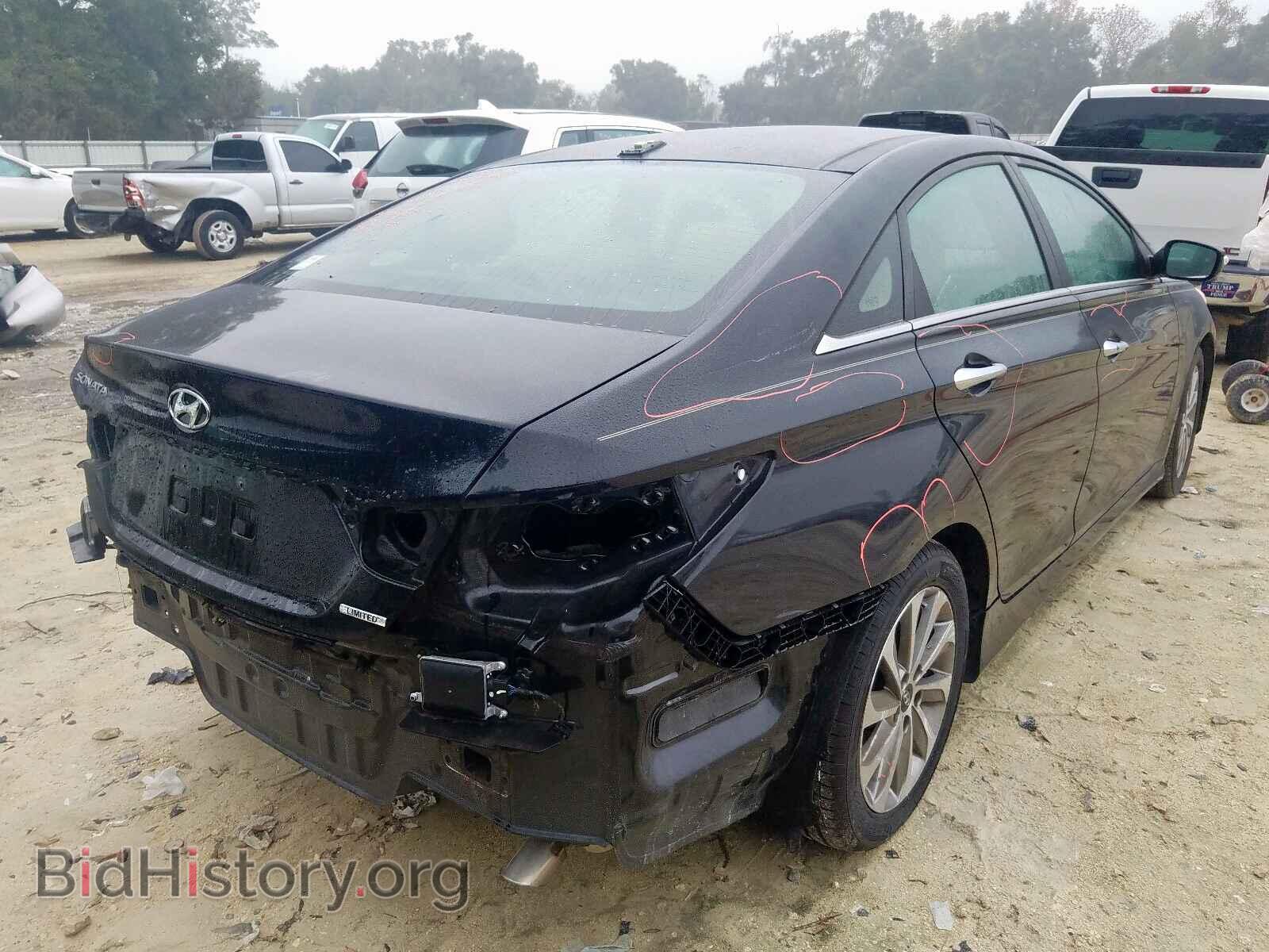 2014 HYUNDAI SONATA - VIN: 5NPEC4AC4EH812960 - Фото 4
