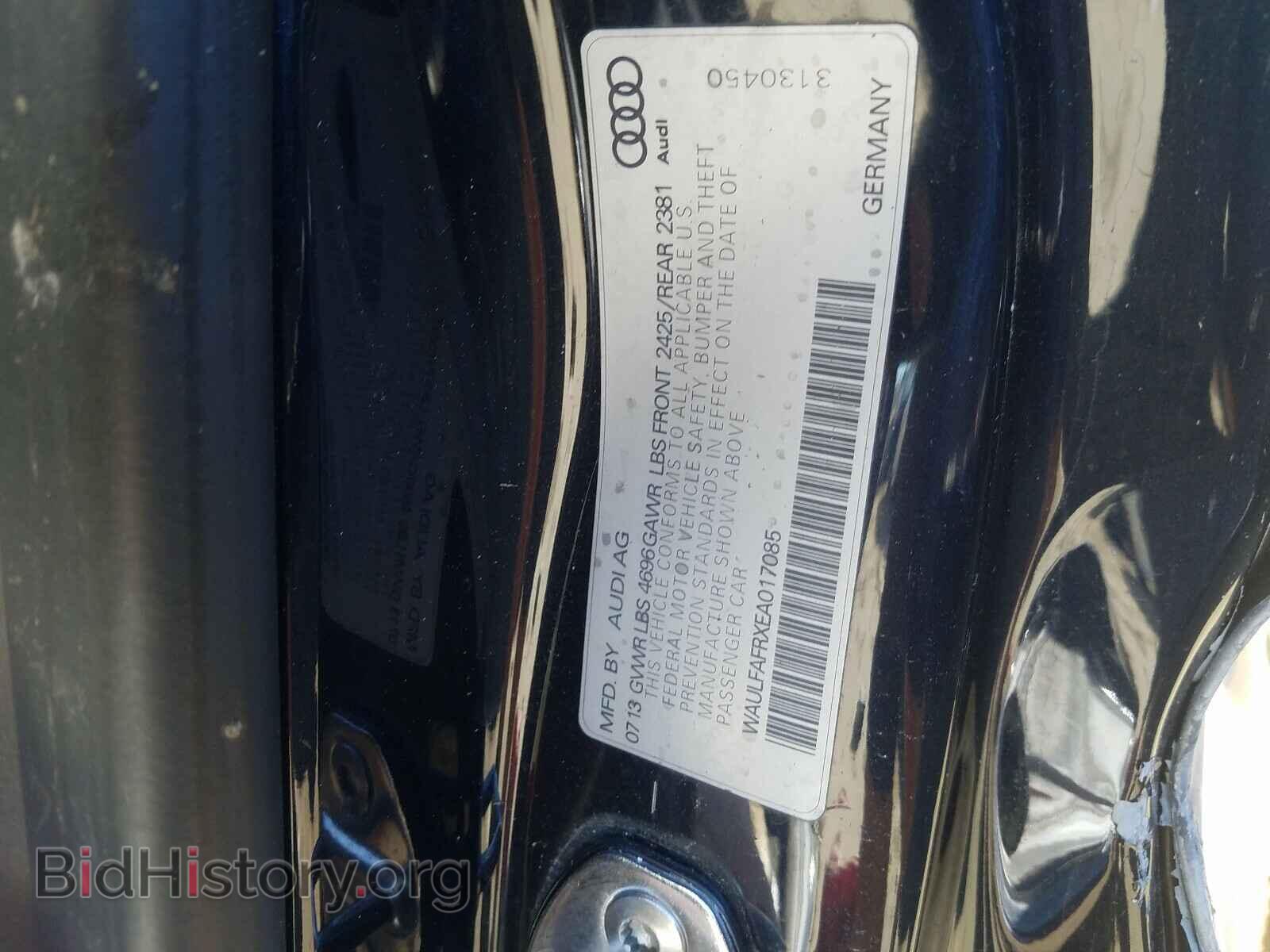 2014 AUDI A5 - VIN: WAULFAFRXEA017085 - Photo 10