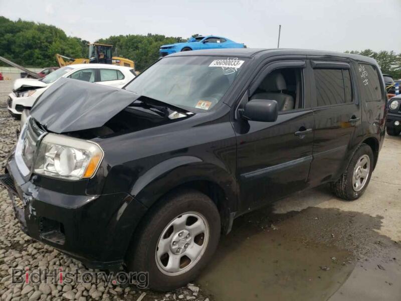 2011 Honda PILOT LX (VIN 5FNYF4H28BB098973) — photo 1 of 13, Copart, damage: front end