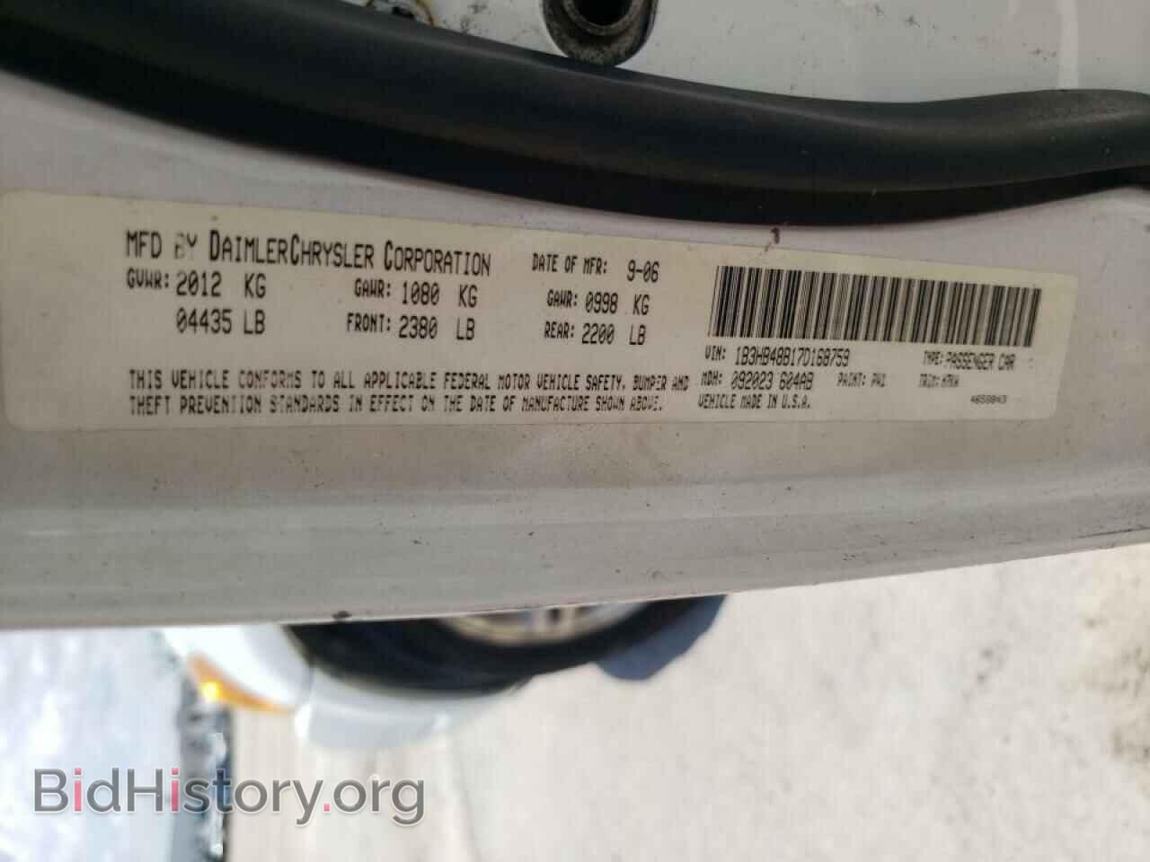 2007 DODGE CALIBER - VIN: 1B3HB48B17D168759 - Фото 10