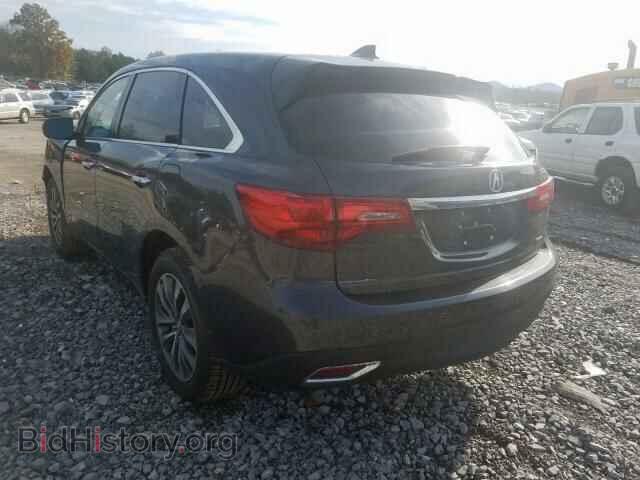 2014 ACURA MDX - VIN: 5FRYD4H49EB018106 - Фото 3