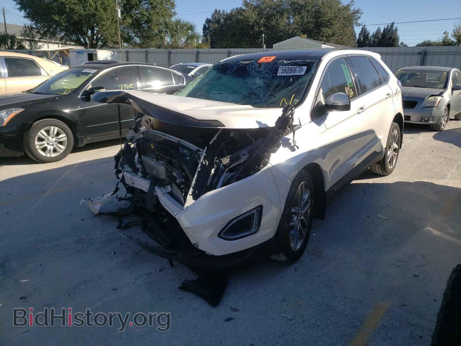 2016 FORD EDGE - VIN: 2FMPK4K8XGBC36923 - Фото 2