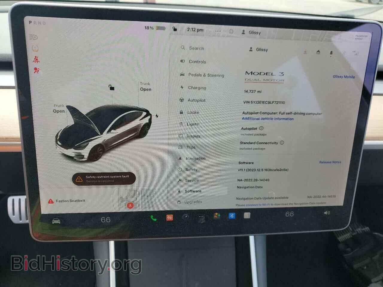2020 TESLA MODEL 3 - VIN: 5YJ3E1EC9LF721110 - Photo 9