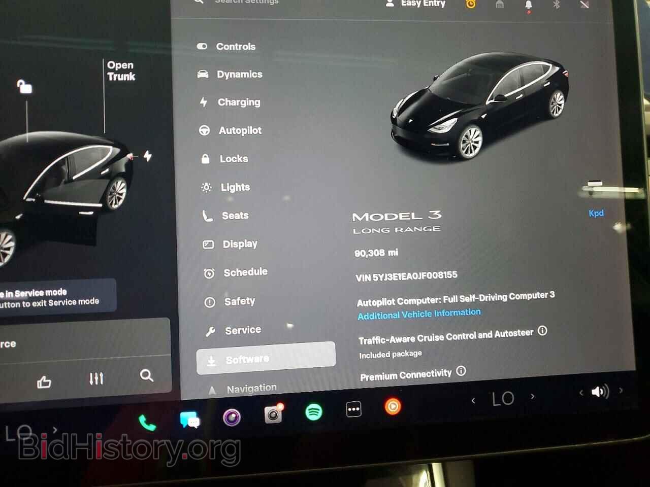 2018 TESLA MODEL 3 - VIN: 5YJ3E1EA0JF008155 - Фото 9