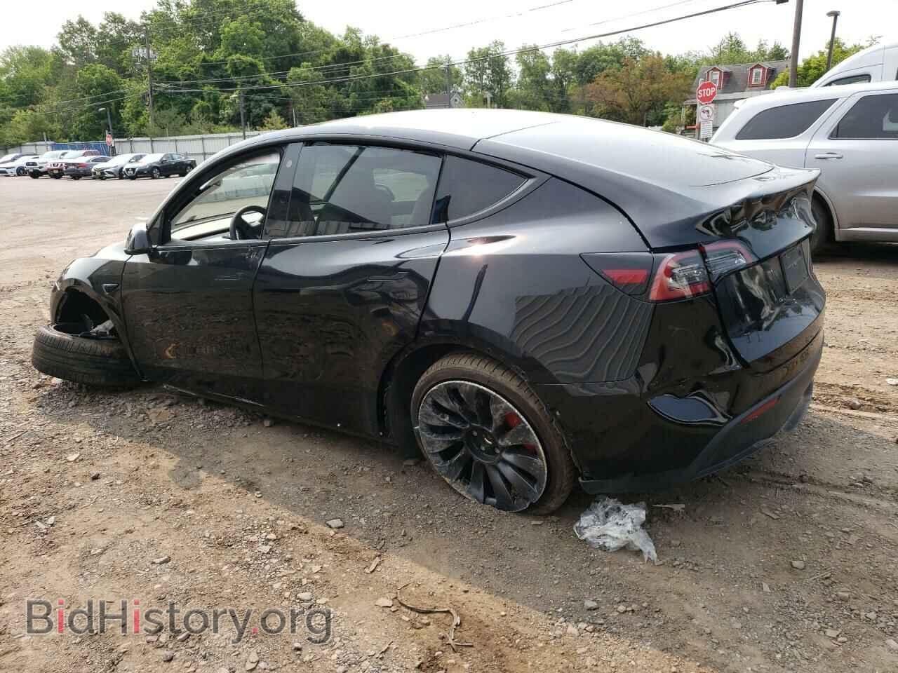 2022 TESLA MODEL Y - VIN: 7SAYGDEFXNF377269 - Фото 2