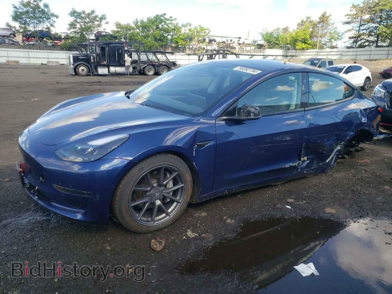 Photo 5YJ3E1EA5MF027479 - TESLA MODEL 3 2021