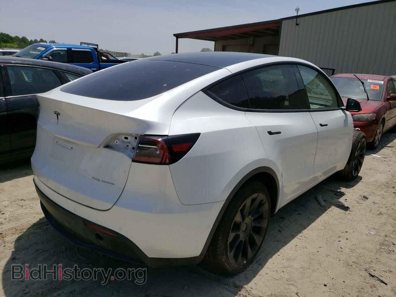 2022 TESLA MODEL Y - VIN: 7SAYGDEEXNF385752 - Фото 4
