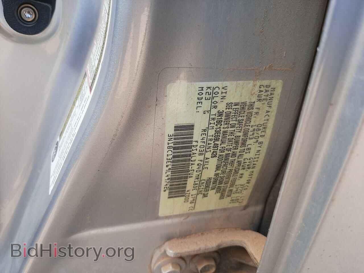 2009 NISSAN VERSA - VIN: 3N1BC13E69L497426 - Фото 10