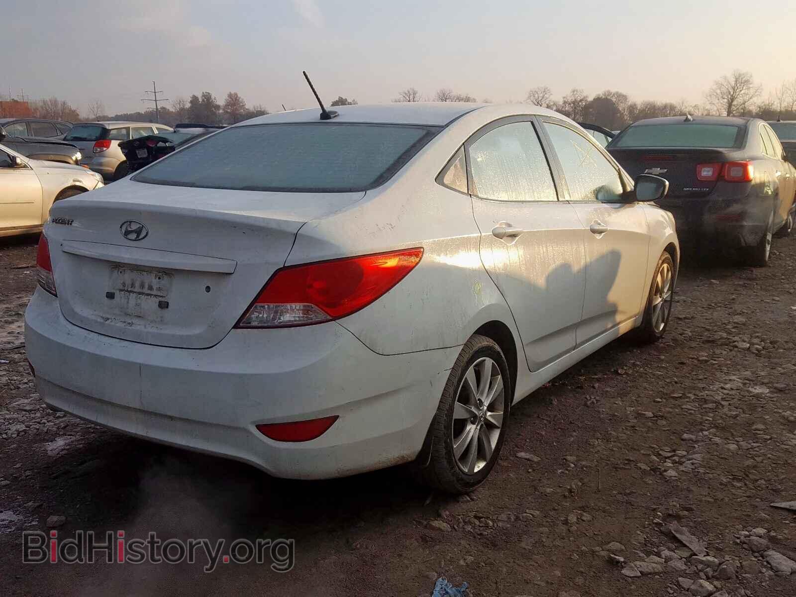 2013 HYUNDAI ACCENT - VIN: KMHCU4AE2DU444171 - Фото 4