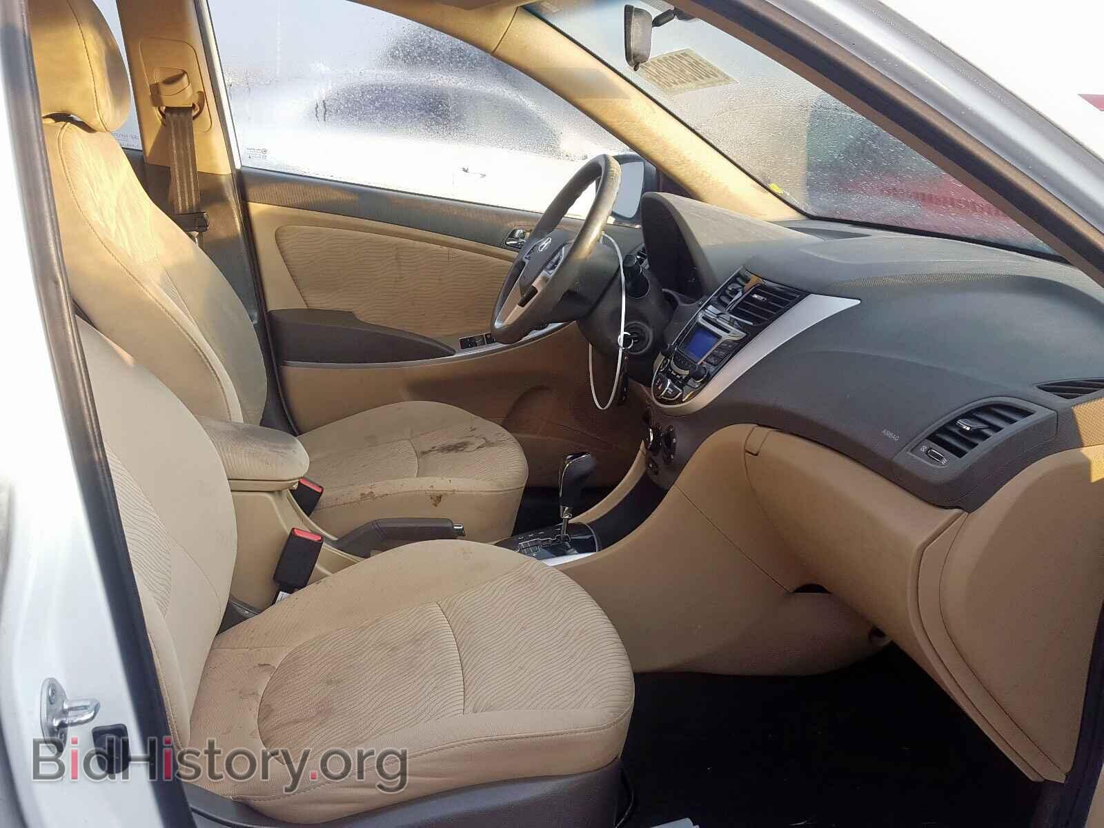 2013 HYUNDAI ACCENT - VIN: KMHCU4AE2DU444171 - Фото 5