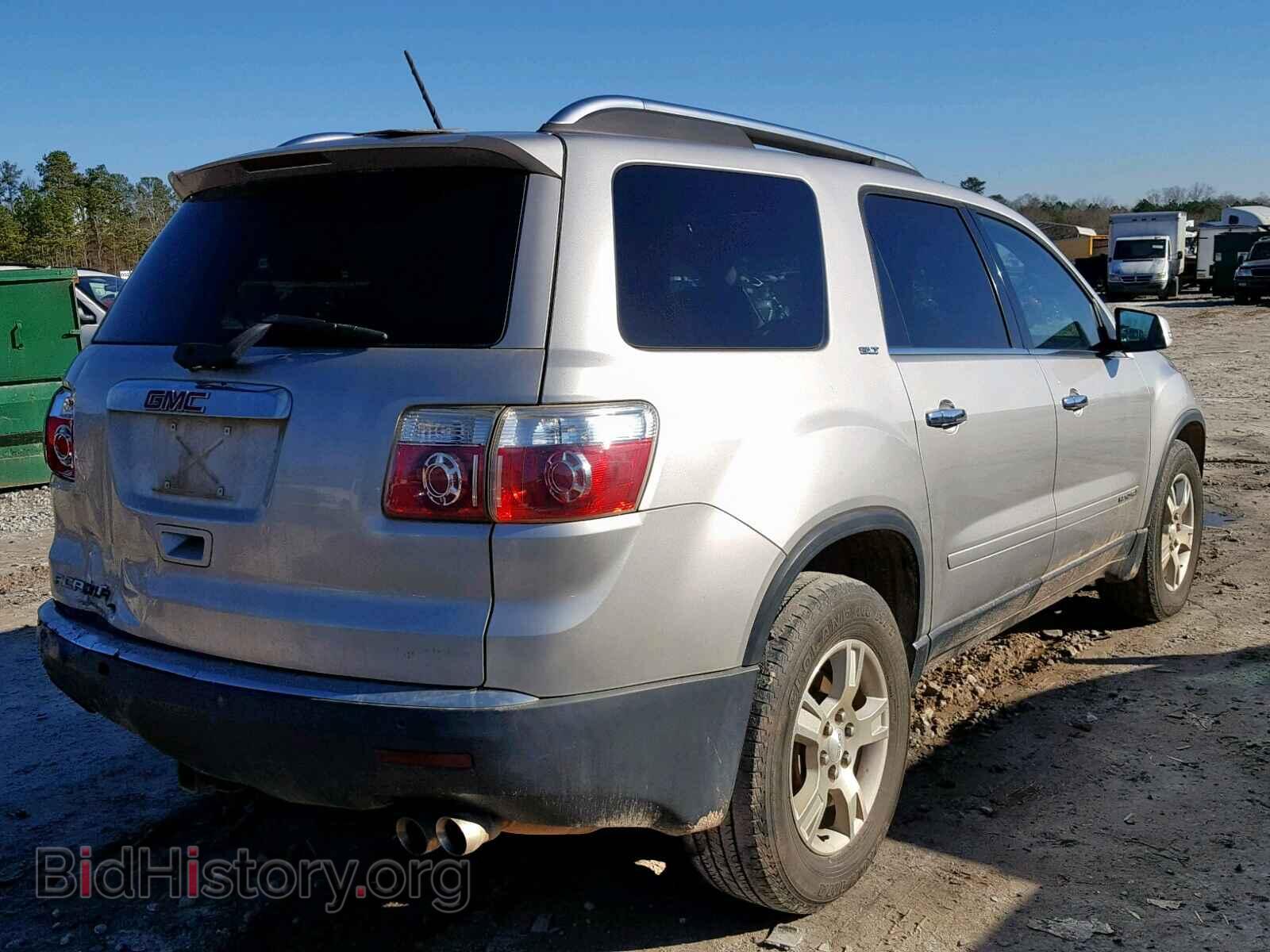 2008 GMC ACADIA SLT - VIN: 1GKER33708J256493 - Фото 4