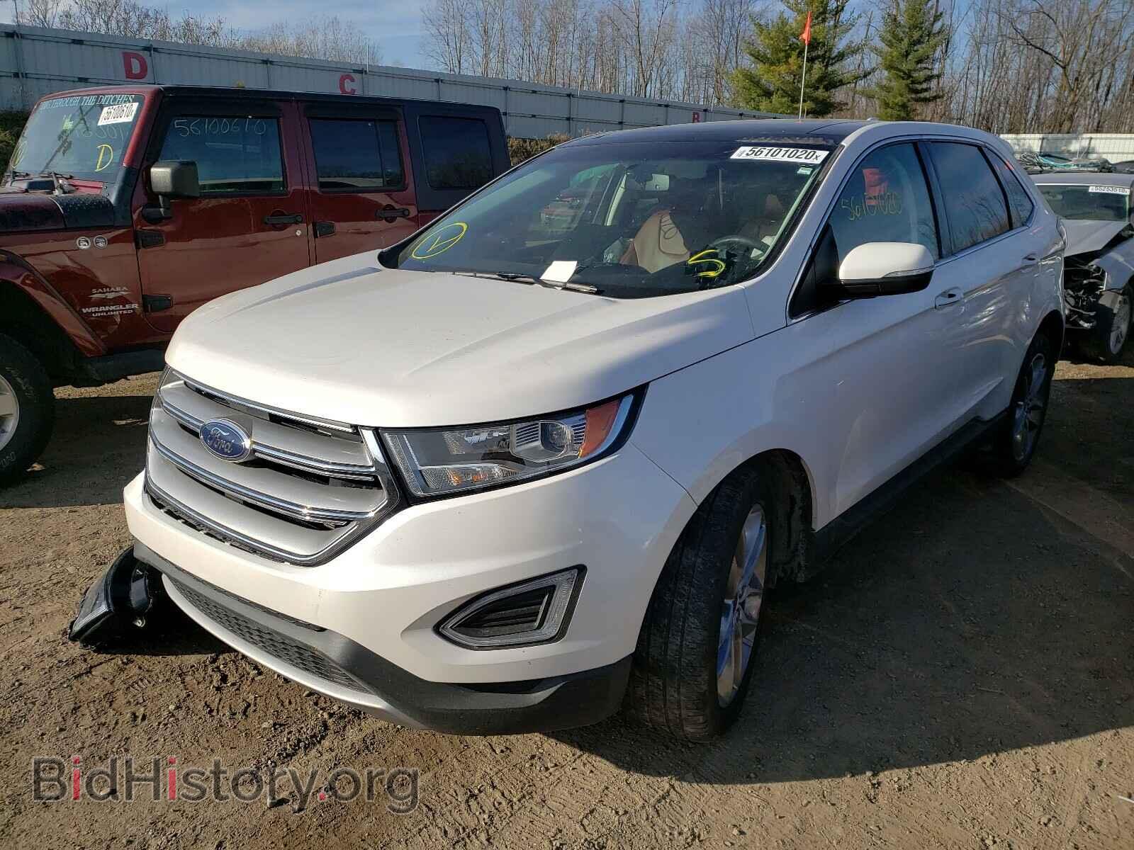 2017 FORD EDGE - VIN: 2FMPK3K97HBC43137 - Фото 2