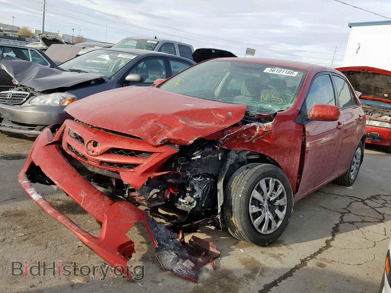 2012 TOYOTA COROLLA BA - VIN: 2T1BU4EE3CC861255 - Фото 2