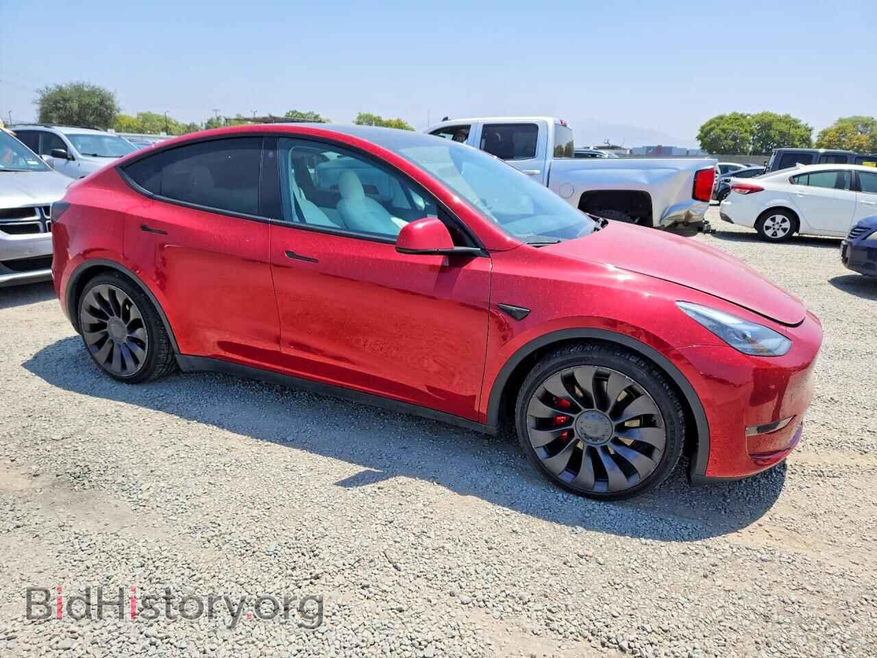 2022 TESLA MODEL Y - VIN: 7SAYGDEF5NF390141 - Фото 4