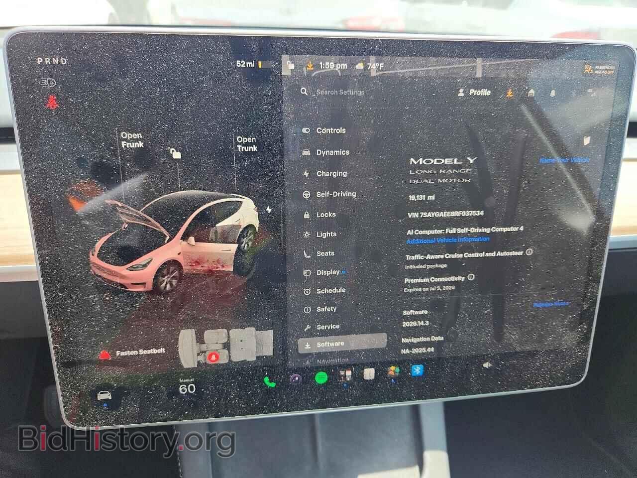 2024 TESLA MODEL Y - VIN: 7SAYGAEE8RF037534 - Фото 9