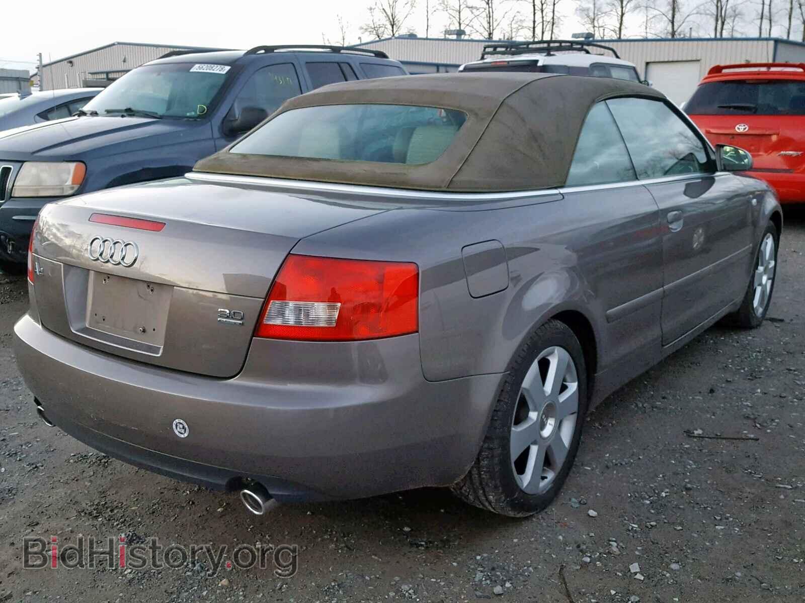 2005 AUDI A4 - VIN: WAUDT48H85K014408 - Фото 4