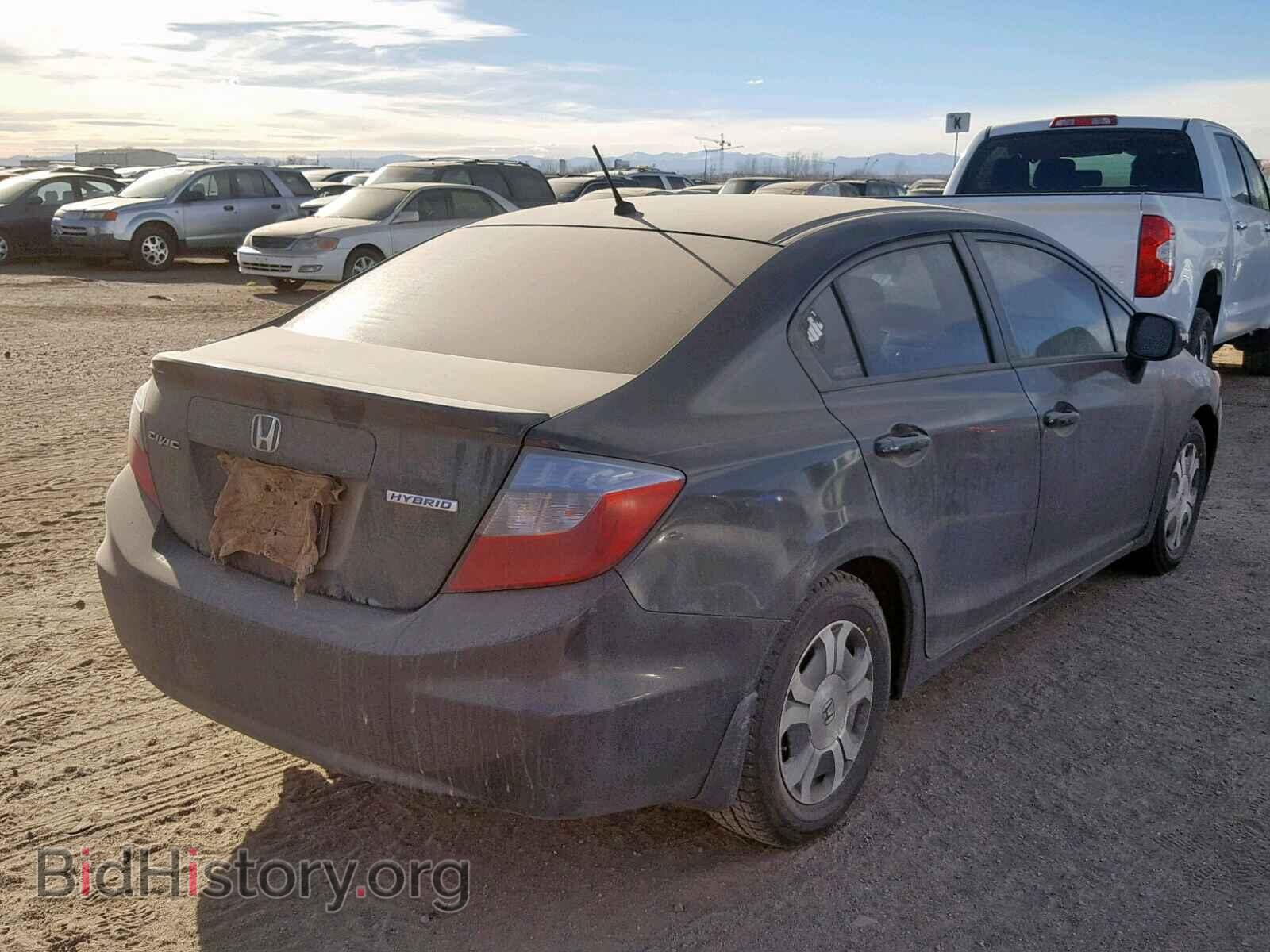 2012 HONDA CIVIC - VIN: JHMFB4F30CS000665 - Фото 4