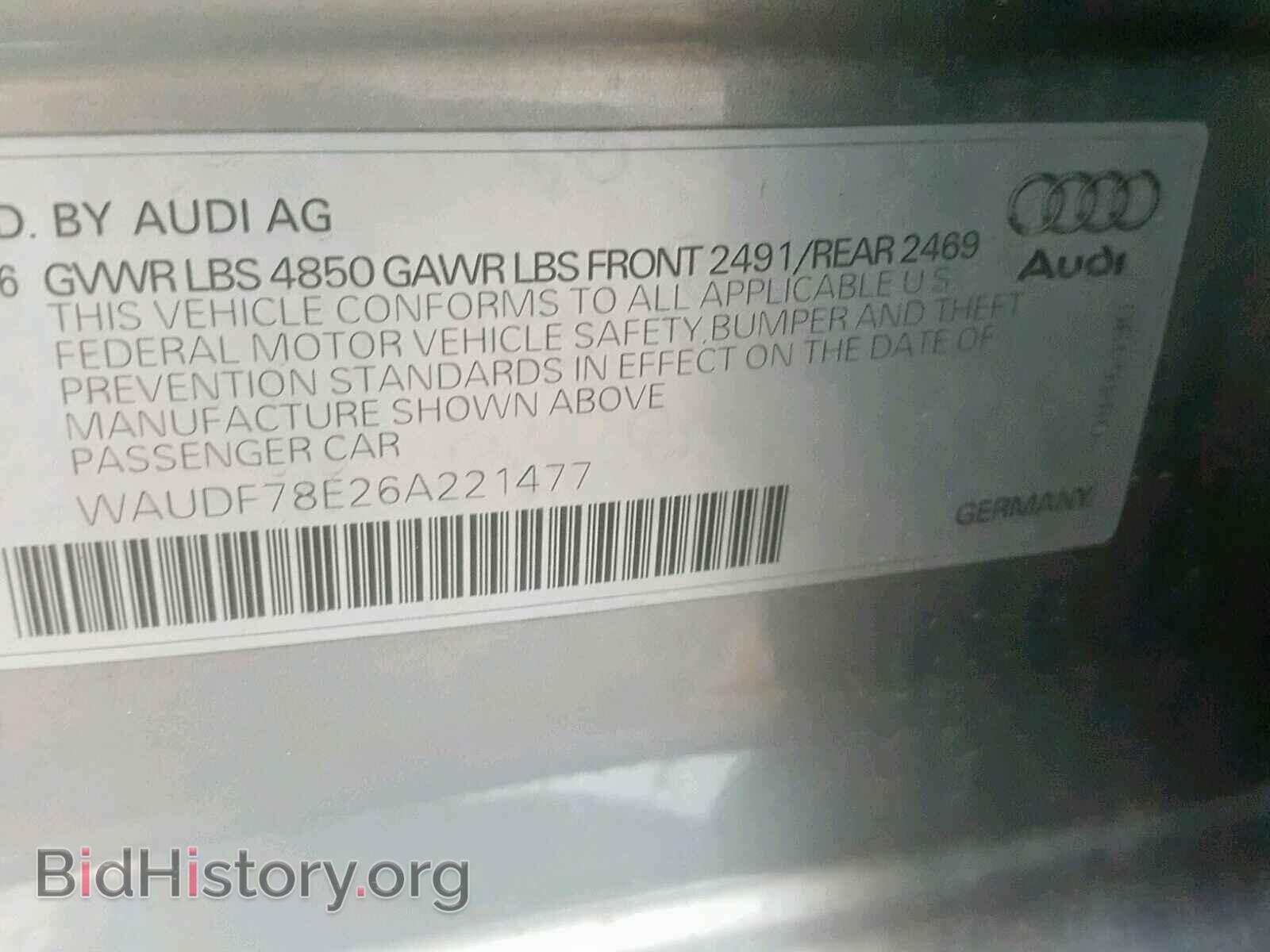 2006 AUDI A4 - VIN: WAUDF78E26A221477 - Фото 10