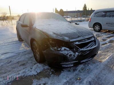 2012 Chrysler 200 TOURIN, black — VIN 1C3CCBBB7CN198196, Copart