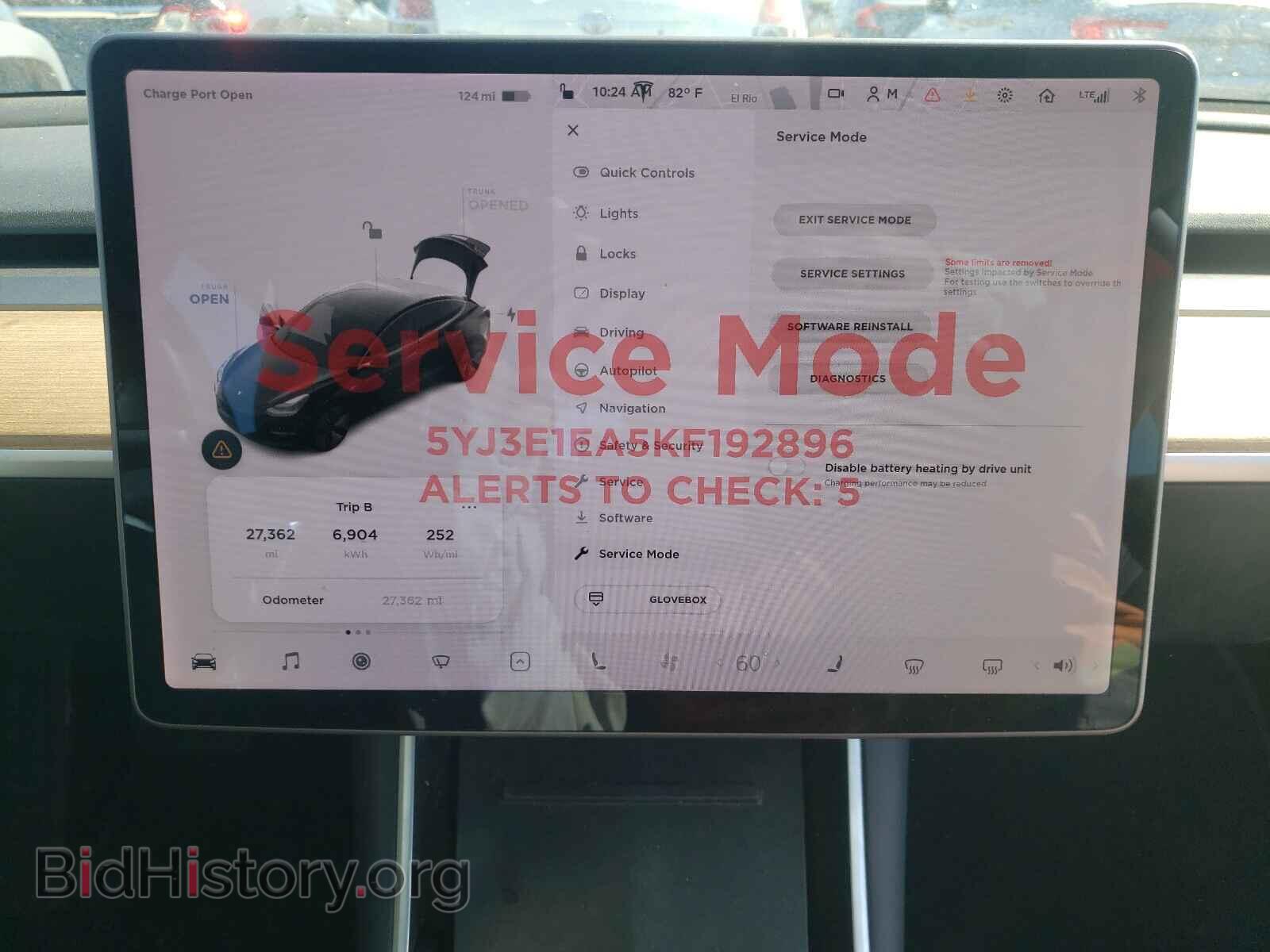 2019 TESLA MODEL 3 - VIN: 5YJ3E1EA5KF192896 - Photo 9