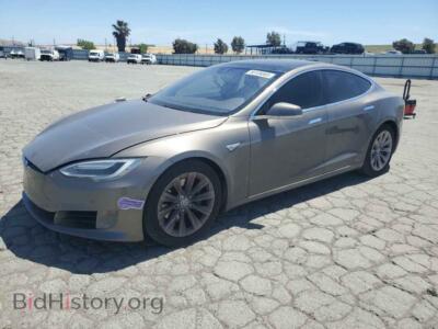 2016 Tesla MODEL S, коричневый — VIN 5YJSA1E20GF153799, Copart