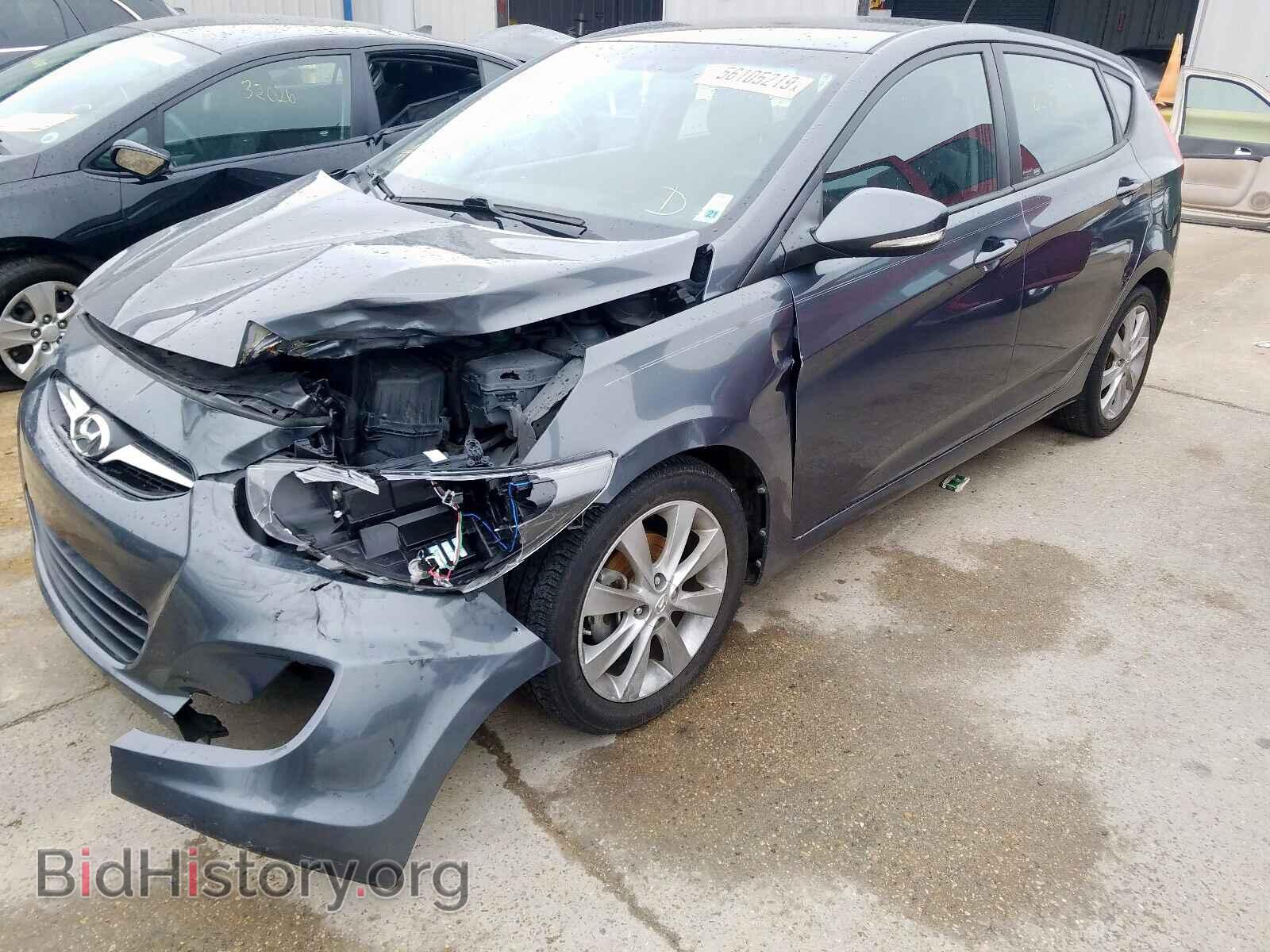 2013 HYUNDAI ACCENT - VIN: KMHCU5AE1DU083103 - Фото 2