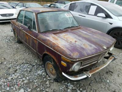 1973 BMW 2 SERIES, бордовый — VIN 1123456, Copart