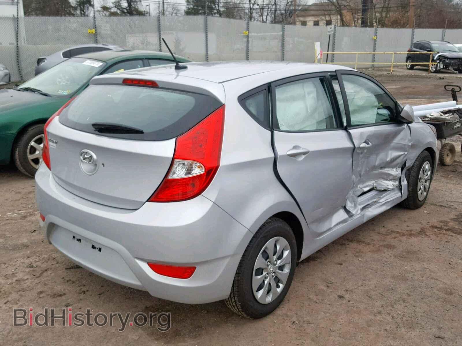 2017 HYUNDAI ACCENT - VIN: KMHCT5AE7HU310741 - Фото 4
