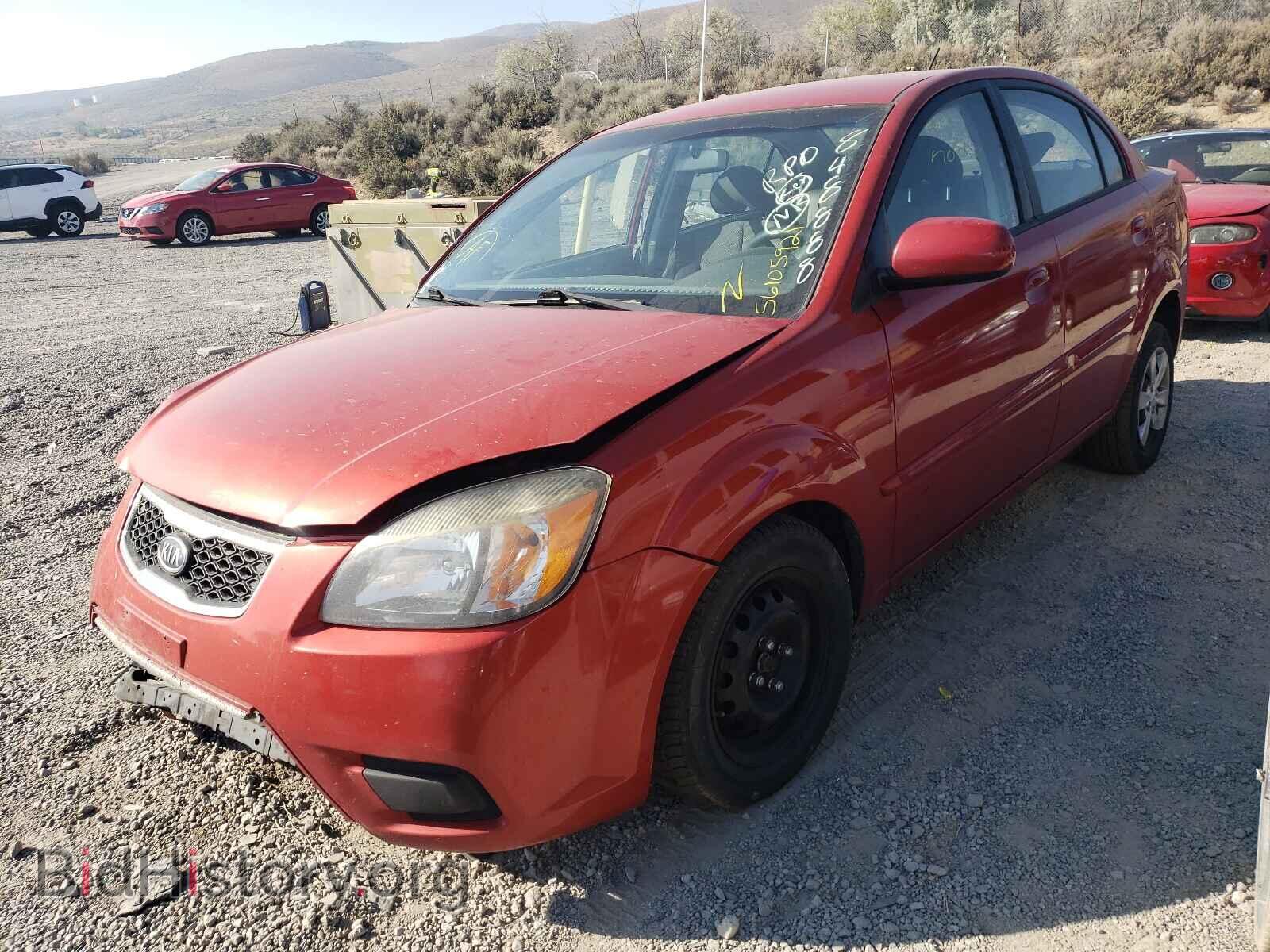 2011 KIA RIO - VIN: KNADH4A34B6848888 - Фото 2