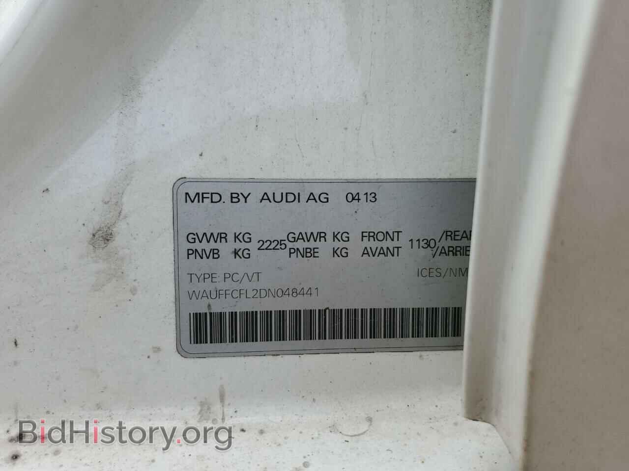 2013 AUDI A4 - VIN: WAUFFCFL2DN048441 - Photo 12