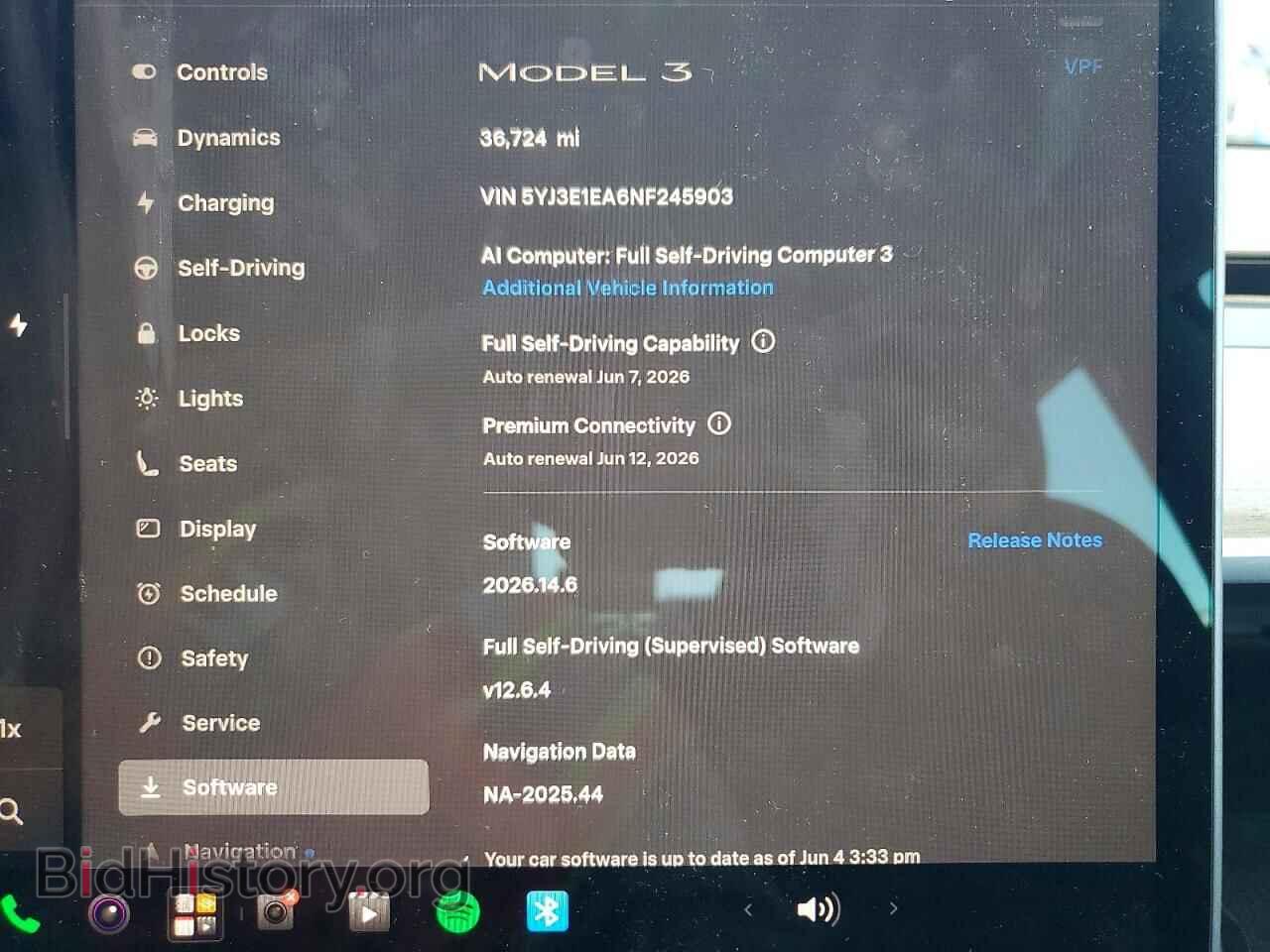 2022 TESLA MODEL 3 - VIN: 5YJ3E1EA6NF245903 - Фото 9