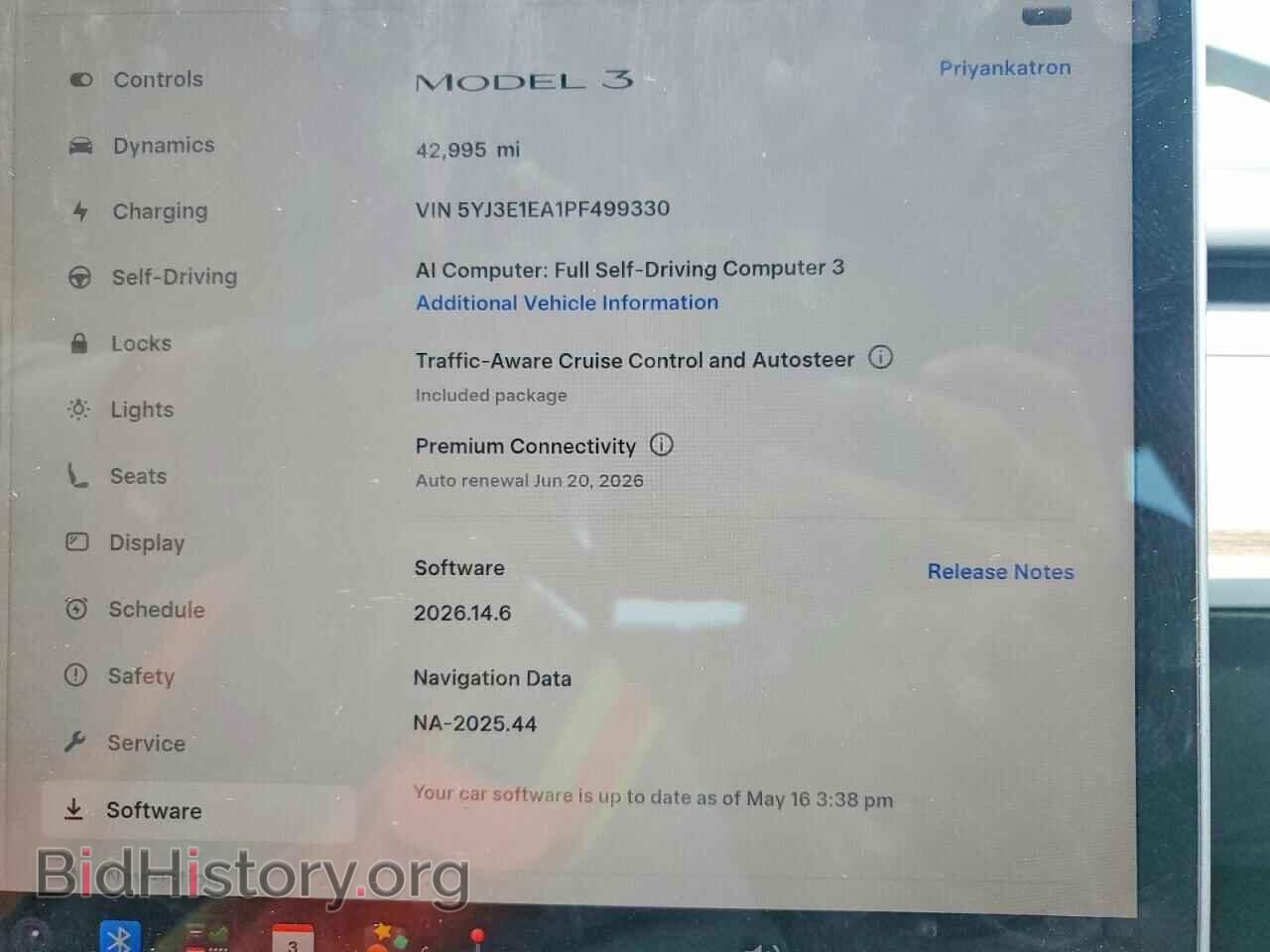 2023 TESLA MODEL 3 - VIN: 5YJ3E1EA1PF499330 - Photo 9