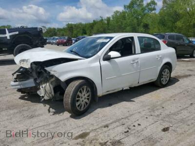 2010 Chevrolet COBALT 1LT, белый — VIN 1G1AD5F59A7204080, Copart