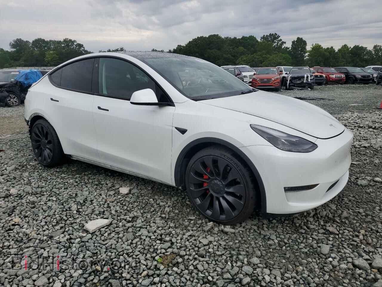 2022 TESLA MODEL Y - VIN: 7SAYGDEF1NF415360 - Фото 4