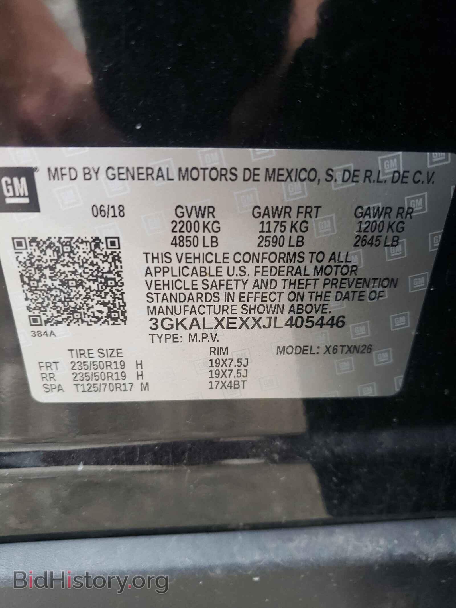 2018 GMC TERRAIN - VIN: 3GKALXEXXJL405446 - Фото 10