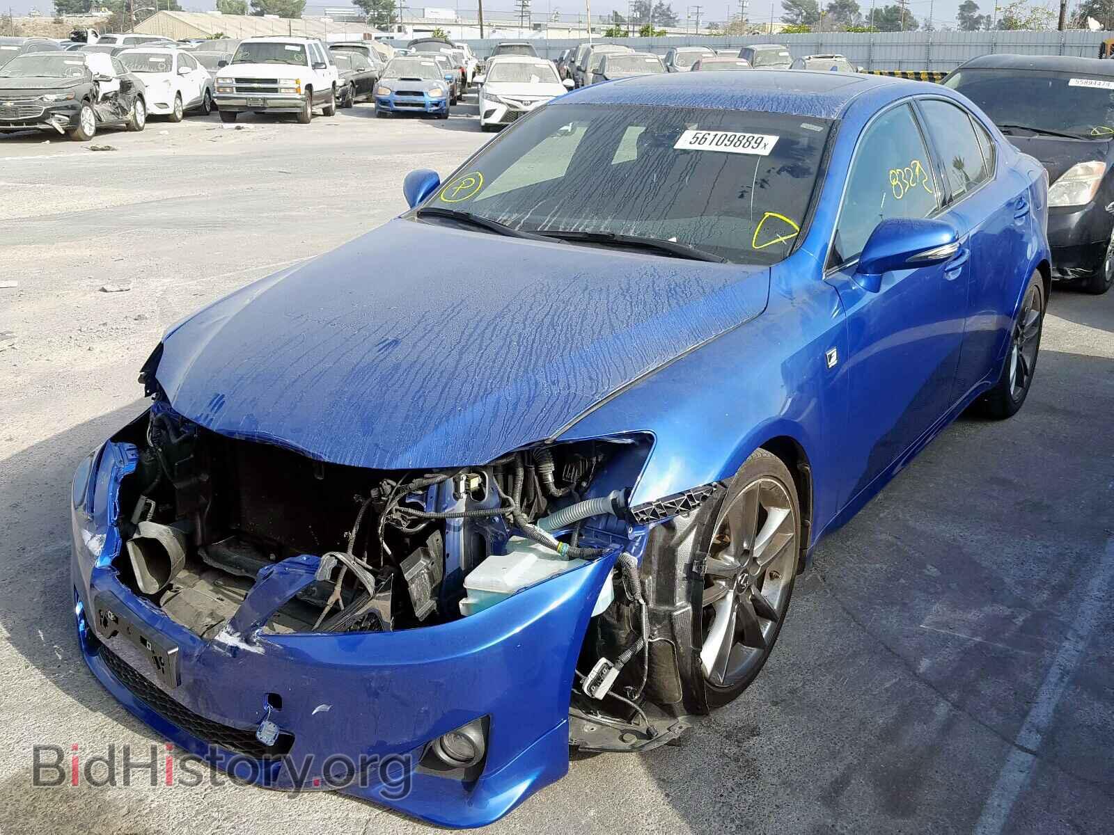 2012 LEXUS IS 250 - VIN: JTHBF5C27C5157564 - Фото 2