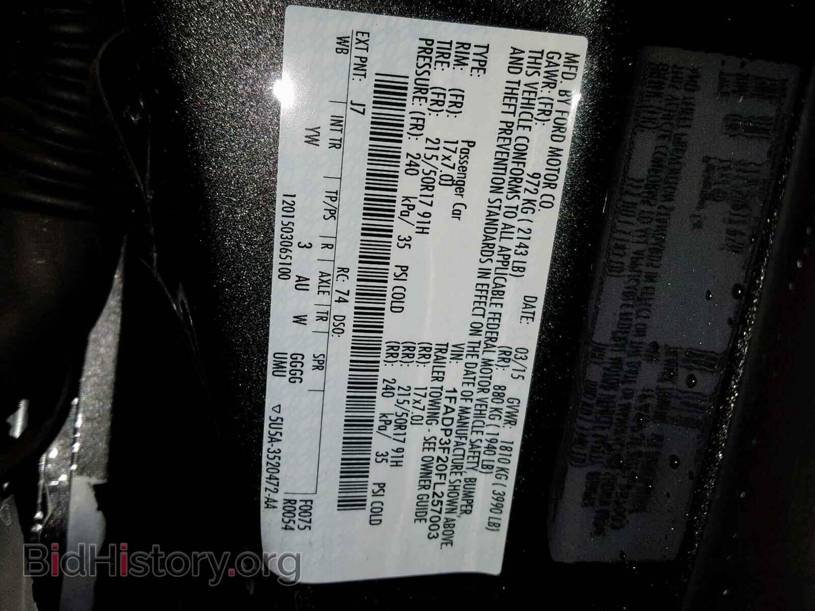 2015 FORD FOCUS - VIN: 1FADP3F20FL257003 - Photo 10