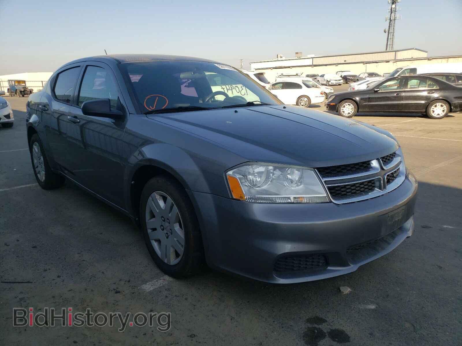 Фотография 1C3CDZAB2DN503175 - DODGE AVENGER 2013