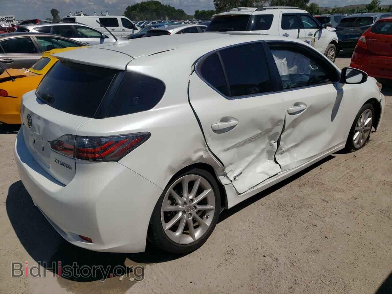 2012 LEXUS CT 200 - VIN: JTHKD5BH9C2120772 - Фото 4