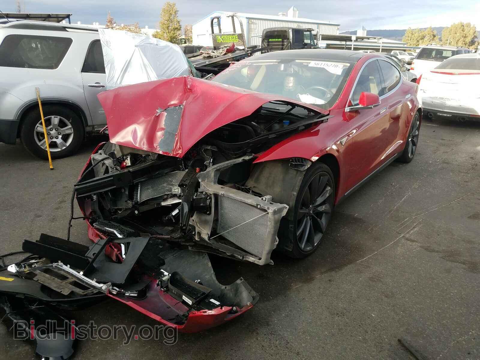 2013 TESLA MODEL S - VIN: 5YJSA1DP4DFP10058 - Фото 2