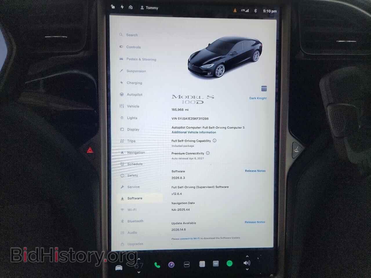 2019 TESLA MODEL S - VIN: 5YJSA1E25KF311286 - Фото 9