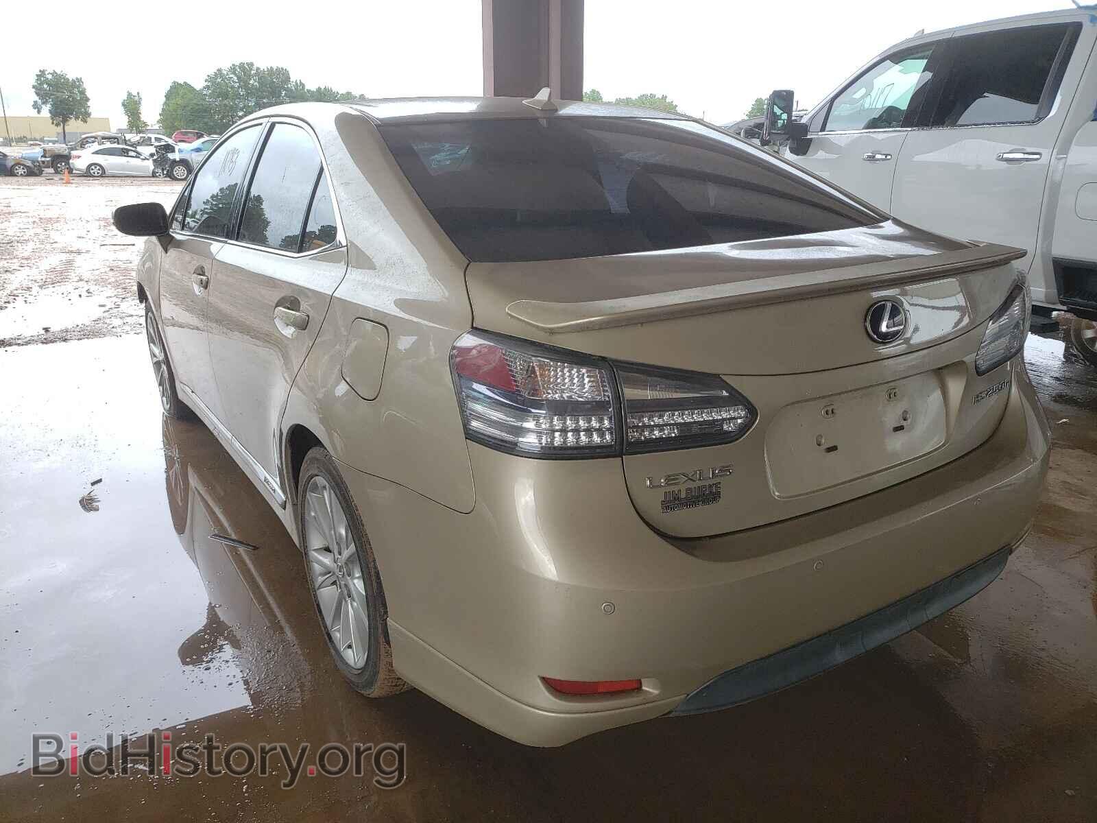 2010 LEXUS HS - VIN: JTHBB1BA8A2028602 - Фото 3