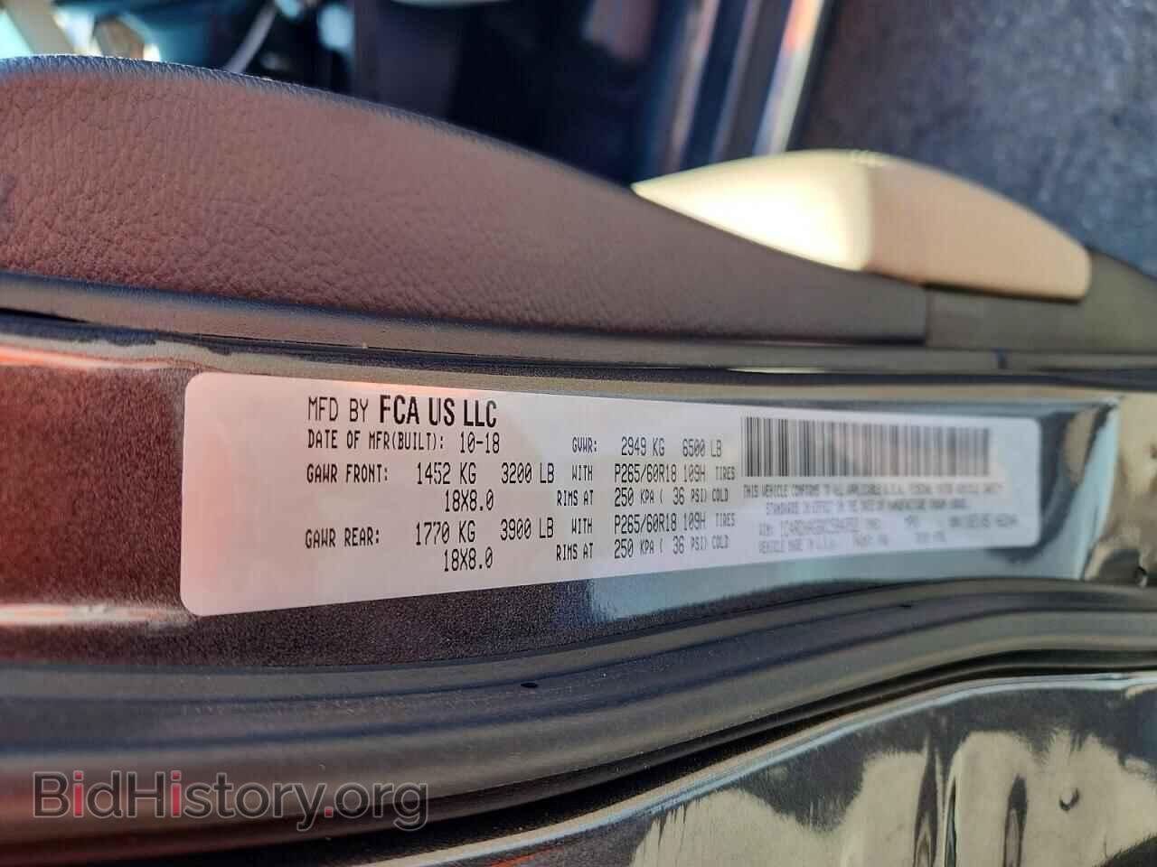 2019 DODGE DURANGO - VIN: 1C4RDHAG6KC584752 - Photo 12