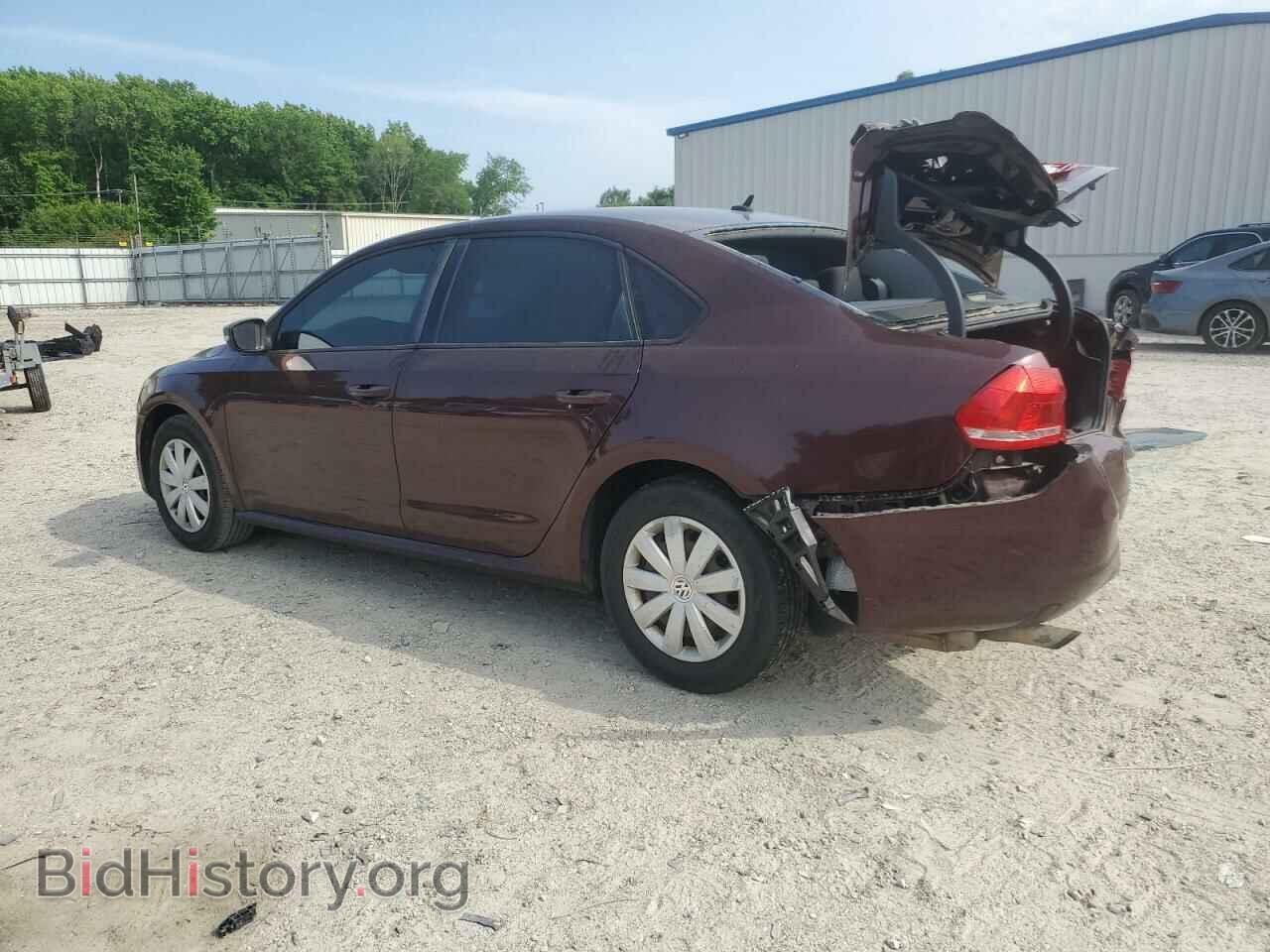 2013 VOLKSWAGEN PASSAT - VIN: 1VWAP7A37DC100096 - Фото 2